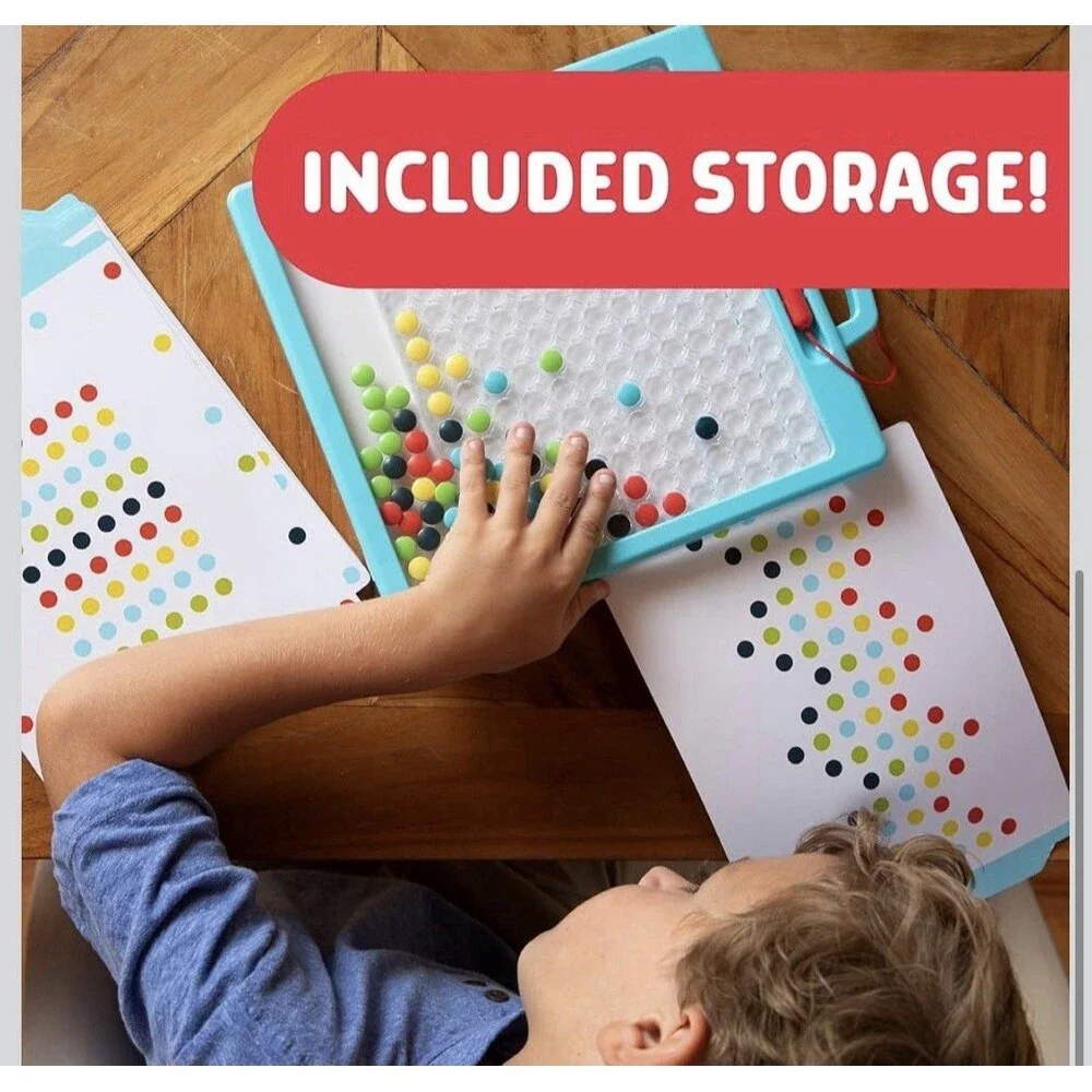 Magnetic Dot Art Chuckle & Roar Ages 3+ Mess Free Travel Creative Learn Kid Play